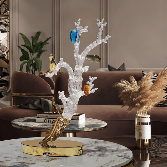 Lampe à poser en cristal brossé Fairy